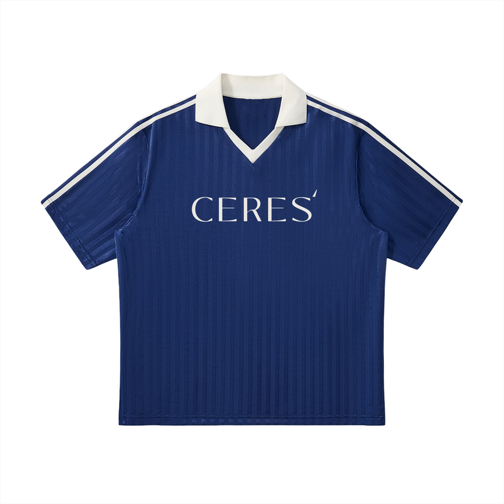 Embrossed Striped Jersey