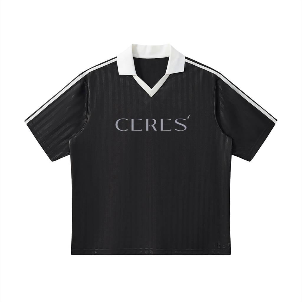 Embrossed Striped Jersey