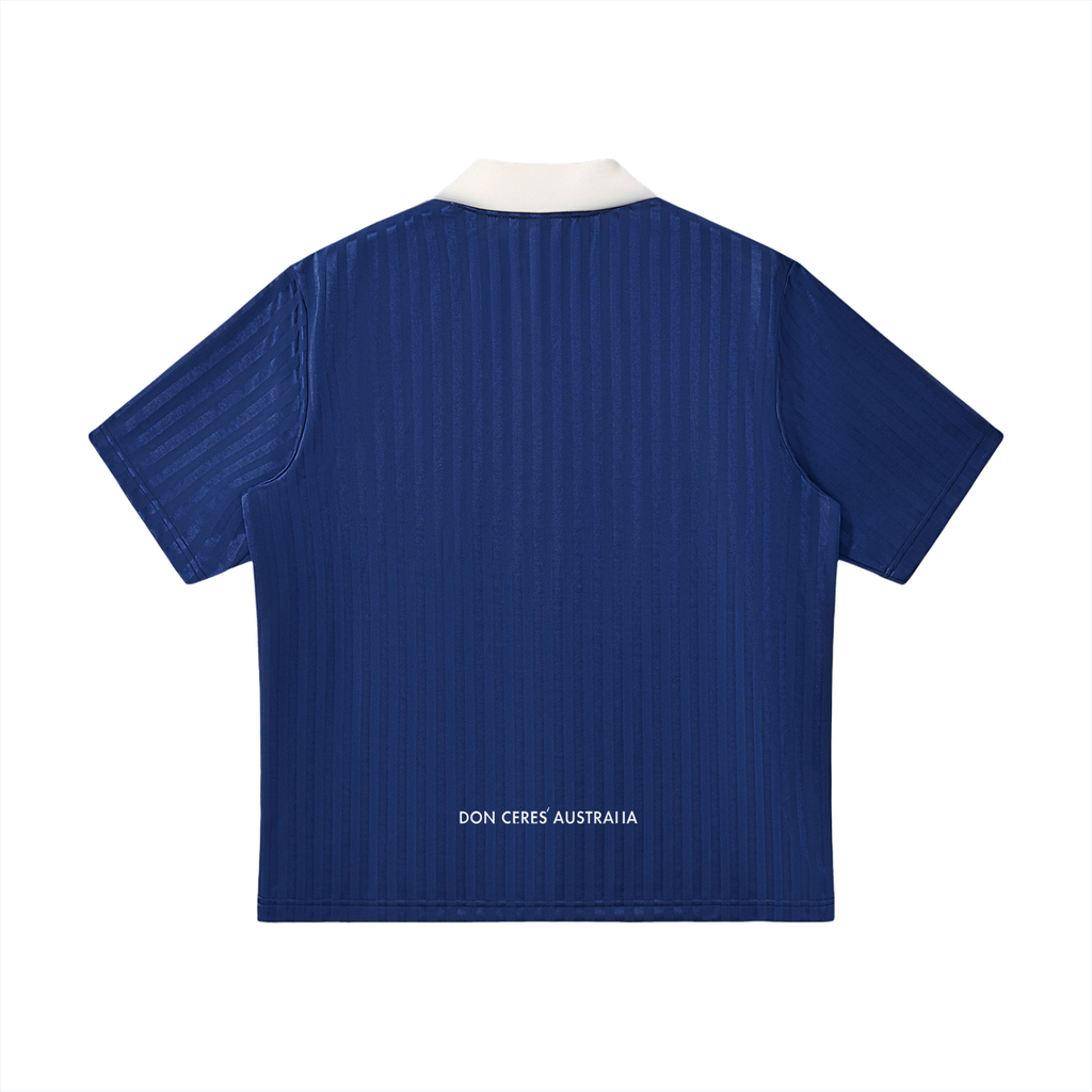 Embrossed Striped Jersey